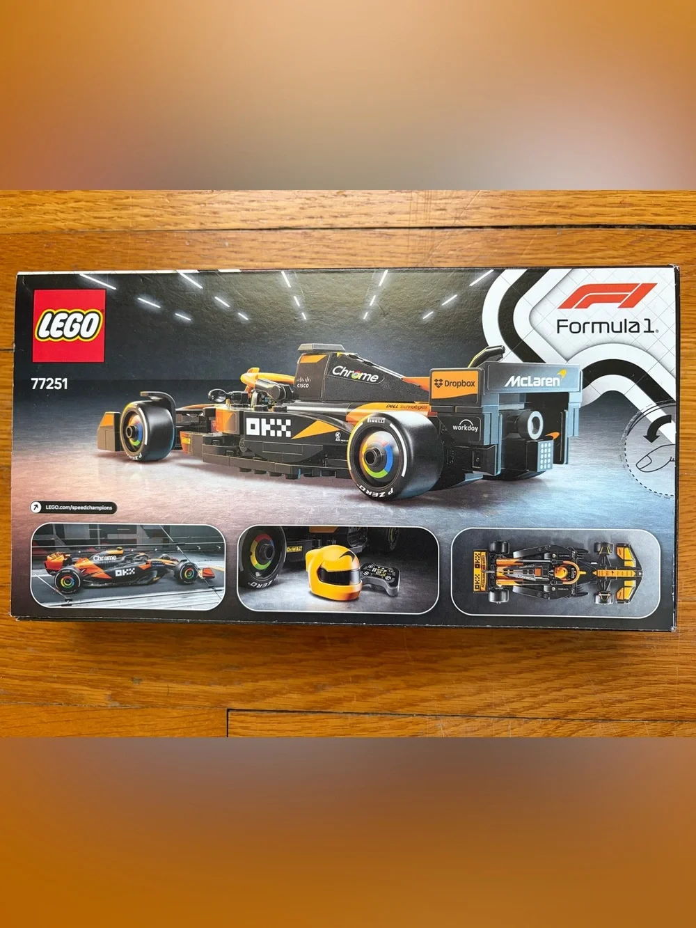 LEGO McLaren Formula 1 Race Car - Black & Orange 77251 NIB